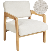 HJO - Fauteuil - Gebroken wit - Bouclé