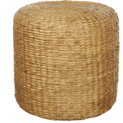 BICHIR  - Poef - Licht - 40 cm - Waterhyacinth