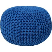 CONRAD - Poef - Marineblauw - 50 cm - Katoen