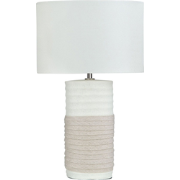 NAVIA  - Tafellamp - Lichtbeige - Porselein