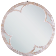 MONCLOVA - Tafel spiegel - Lichtbruin - Dennenhout