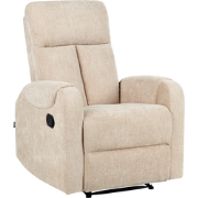 SOMERO - TV-fauteuil - Beige - Polyester
