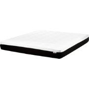 SPONGY - Schuimmatras stevig - Zwart/Wit - 180 x 200 cm - Traagschuim