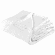 MIRGE - Plaid - Wit - 125 x 150 cm - Polyester