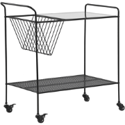 ALAMO - Keukentrolley - Zwart - Metaal