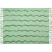 KHARI - Plaid - Lichtgroen - 125 x 150 cm - Katoen