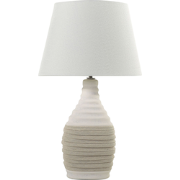 TORMES  - Tafellamp - Lichtbeige - Porselein