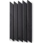 Spinder x BUDDE kapstok Sensu M - Zwart - 5 haken