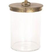 Clayre & Eef Voorraadpot Glas