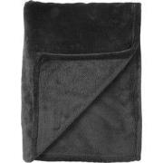 BILLY - Plaid 150x200 cm - flannel fleece - superzacht - Raven - zwart
