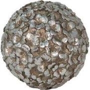 Clayre & Eef Decoratie Zilverkleurig Polyresin Bladeren