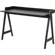 Lieke houten bureau zwart - 127 x 80 cm