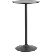 Vino houten bartafel zwart - Ø 60 cm