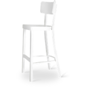 Felix houten barkruk wit - 75 cm