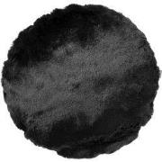 Dutch Decor ZAYA - sierkussen Ø45 cm rond - bontlook - effen kleur - R...