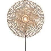 Wandlamp Zanzibar - Rotan Wit - Ø55cm