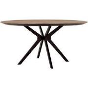 DTP Home Dining table Metropole round,78xØ160 cm, recycled teakwood