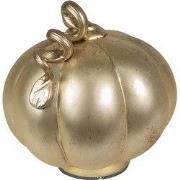 Clayre & Eef Decoratie Pompoen Goudkleurig Glas