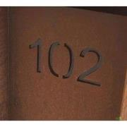 Brievenbus Litru Cortenstaal