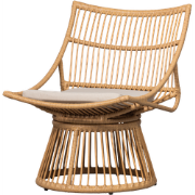 WOOOD Fauteuil Alatna - Wicker - Naturel - 80x64x53