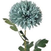 Clayre & Eef Kunstbloem Groen Blauw Kunststof