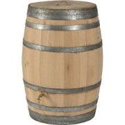 Regenton Luxe 228L wijnvat geschuurd onbehandeld