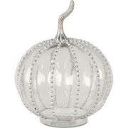 Clayre & Eef Decoratie Pompoen Transparant Glas
