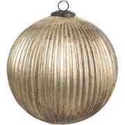 Clayre & Eef Kerstbal Goudkleurig Glas