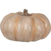 Clayre & Eef Decoratie Pompoen Beige Polyresin