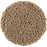 Malia teddy vachtje beige - Ø 34 cm