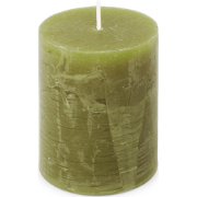 Rustiek Kaars 70/95mm-olijfgroen