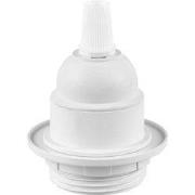 DIY lamphouders - Lamponderdelen - ø5.8 x 7.3 cm - E27 - Wit - Cilinde...