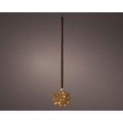 Micro LED bloem binnen L8-W19-H19cm brown/warm white