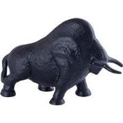 PTMD Decoratieve Standbeeld Ebeny - 23x9x12 cm - Aluminium - Zwart