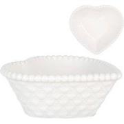 Clayre & Eef Kom 25 ml Wit Keramiek