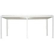 Overkapping vierkant XL Rota 300 x 600 cm Matt white