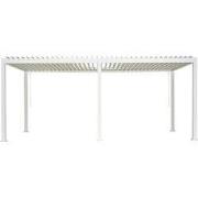 Overkapping vierkant XL Rota 360 cm x 720 cm Matt white