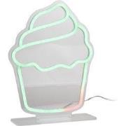 Neon Light Colour Changing Cupcake