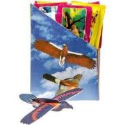 Decopatent 48 STUKS Foam Vogels Vliegtuigen - Fighter Gliders - Uitdee...