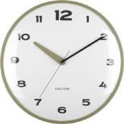 Wall Clock Brisk Dome