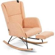 Aemely Schommelstoel Relax - Beige Apricot Teddy