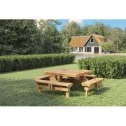 Picknicktafel vierkant I Tuindeco