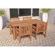 Tuintafel Modern teak 250 cm Tuindeco