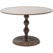 Salontafel Rond - Taupe Glans - 59x59x38,5cm - Carien