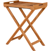 Celeste houten bijzettafel naturel - 60 x 40 cm