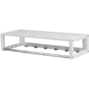 Confetti kapstok met hoedenplank wit - 80 cm