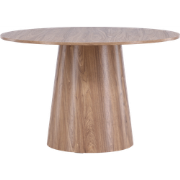 Trude houten eettafel naturel hout Ø 120 cm