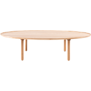 Mu coffee table houten salontafel whitewash - 150 x 80 cm