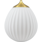 Around the world lampenkap mini  - brushed Brass