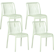 ARICCIA - Tuinstoel set van 4 - Lichtgroen - Polypropyleen